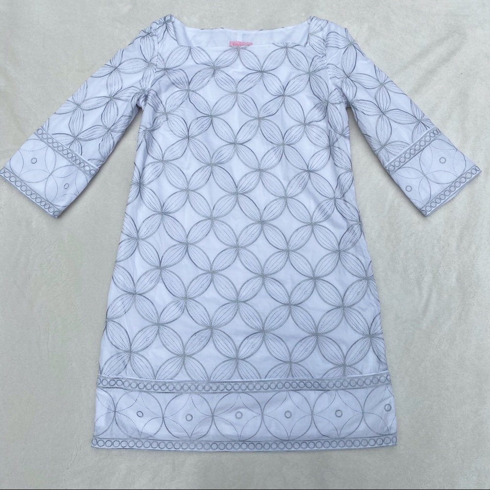 Lilly Pulitzer Dress Lyla Embroidered Shift Dress
